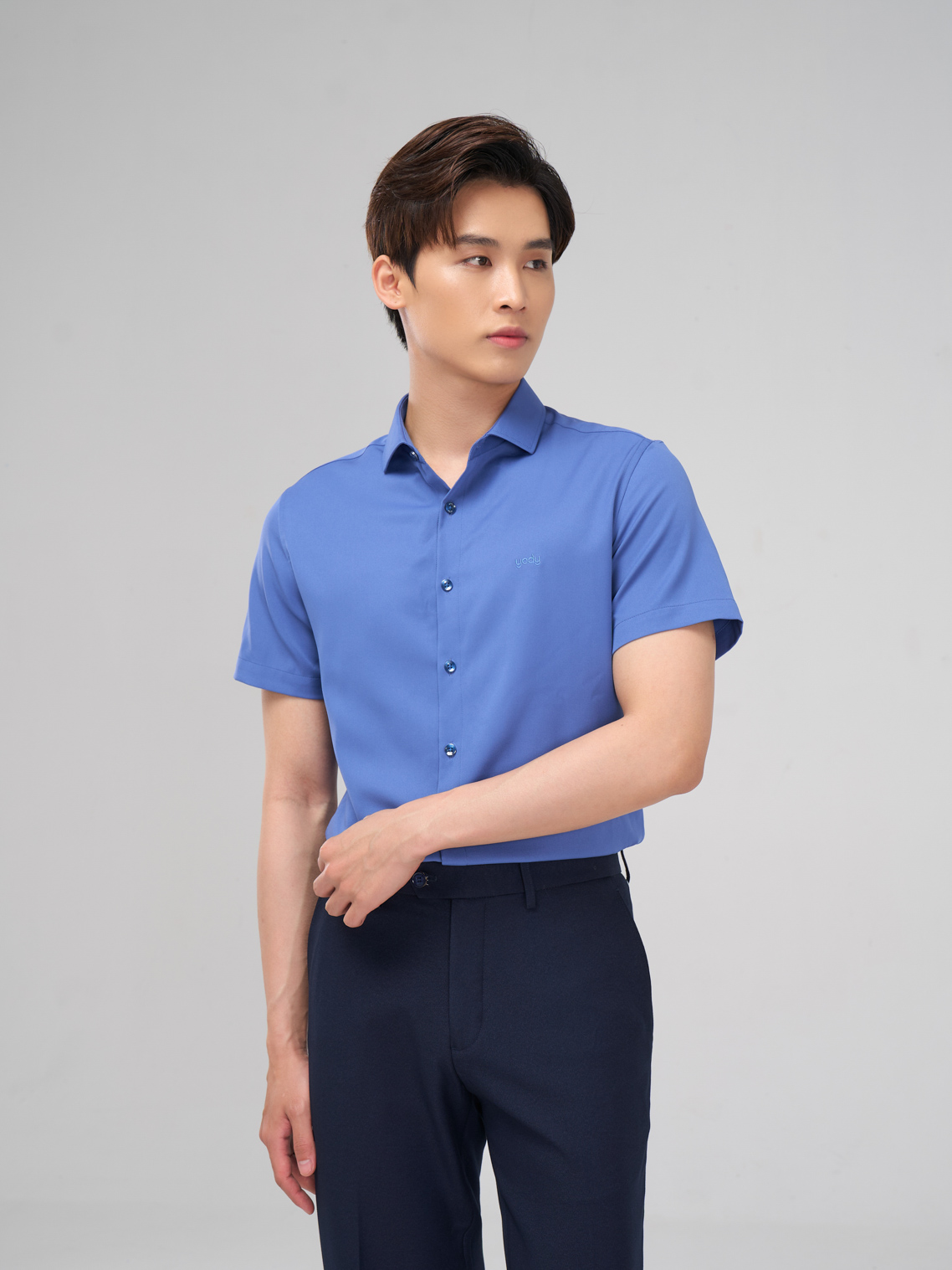 Áo sơ mi nam YODY chất lụa nến cao cấp chống nhăn nhàu thoáng mát SPM4001 #42 Áo sơ mi nam YODY chất lụa nến cao cấp chống nhăn nhàu thoáng mát SPM4001